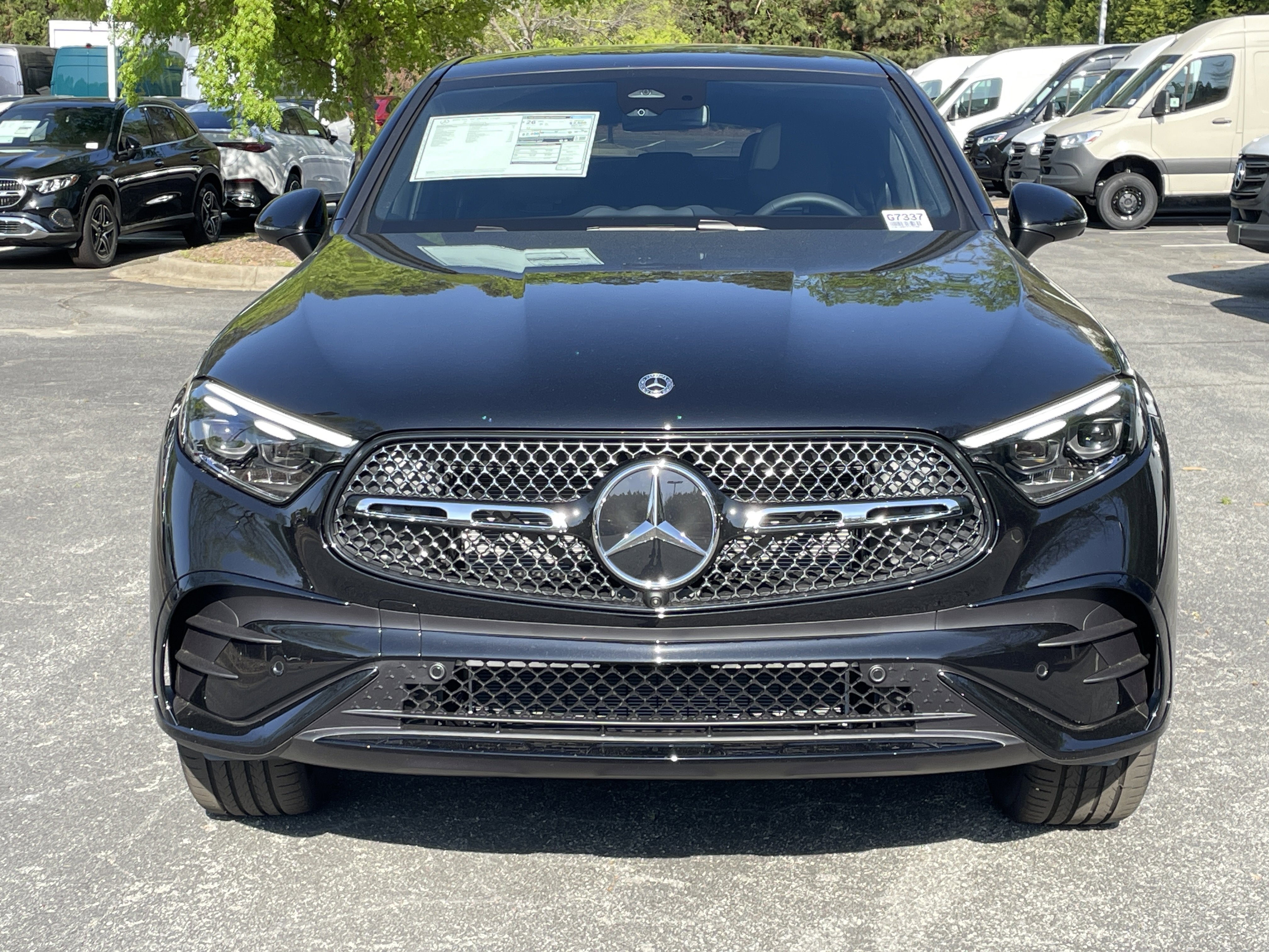 New 2026 Obsidian Black Metallic Mercedes-Benz GLC 300 4MATIC® Coupe image 3