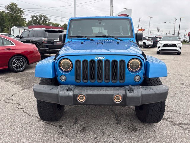 Used 2015 Jeep Wrangler Unlimited Sahara with VIN 1C4BJWEG4FL501575 for sale in Marion, OH