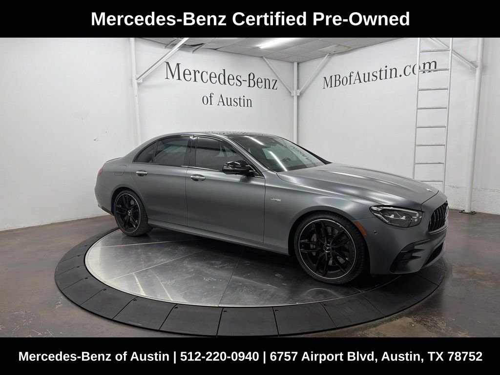 Certified Used 2023 Gray Mercedes-Benz E 53 AMG® image 1