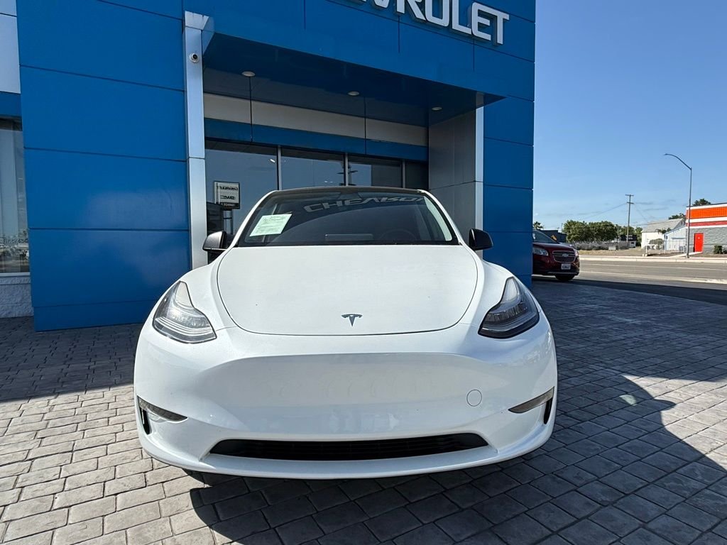 Used 2023 Tesla Model Y Long Range with VIN 7SAYGDEE8PA112339 for sale in Sanger, CA