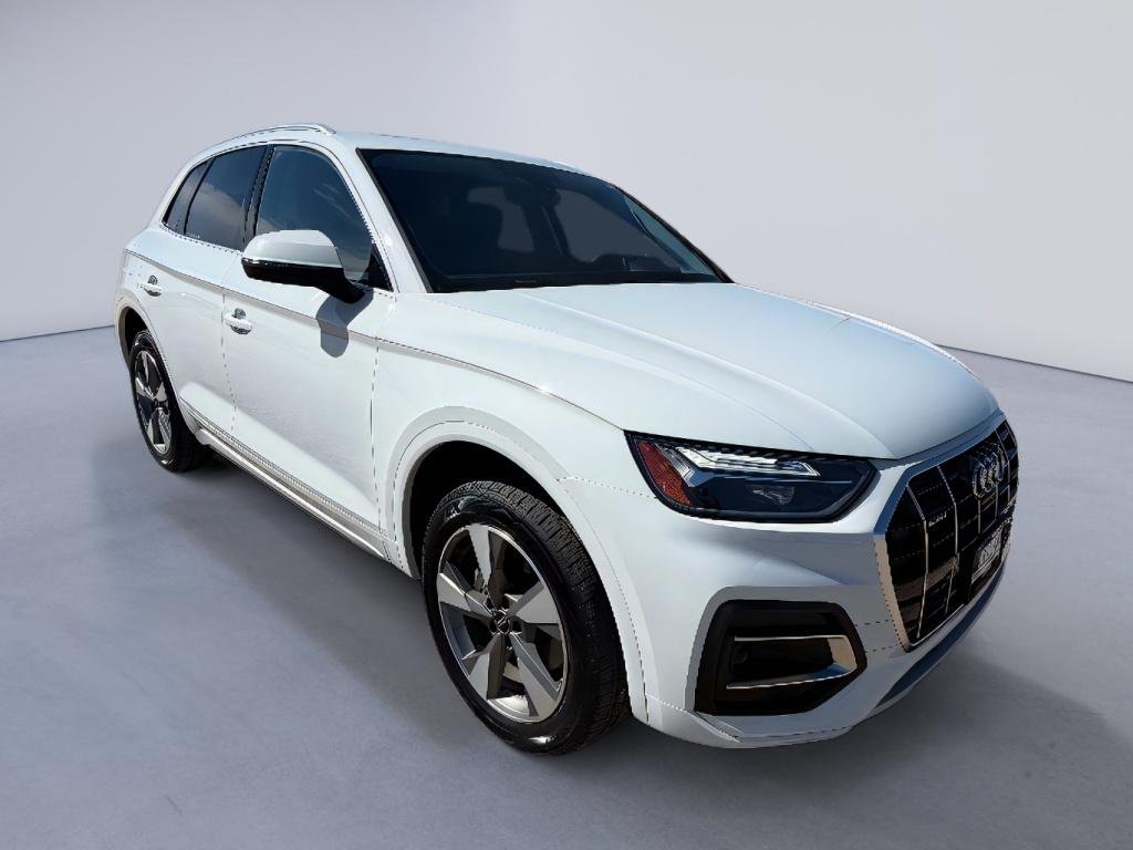 Used 2023 Glacier White Metallic Audi Premium Plus image 3