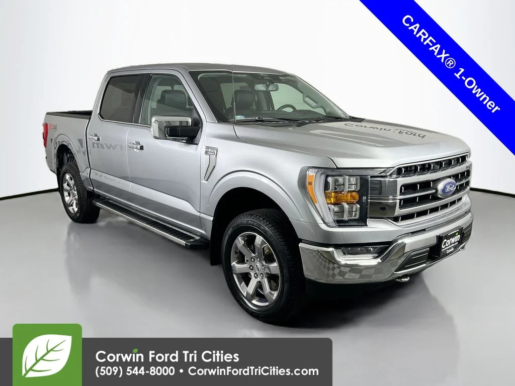 Certified Used 2022 Stone Gray Metallic Ford Lariat image 1