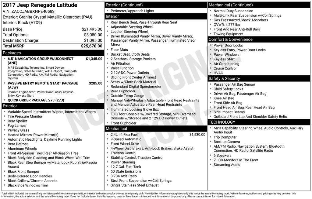 Used 2017 Gray Jeep Latitude image 15