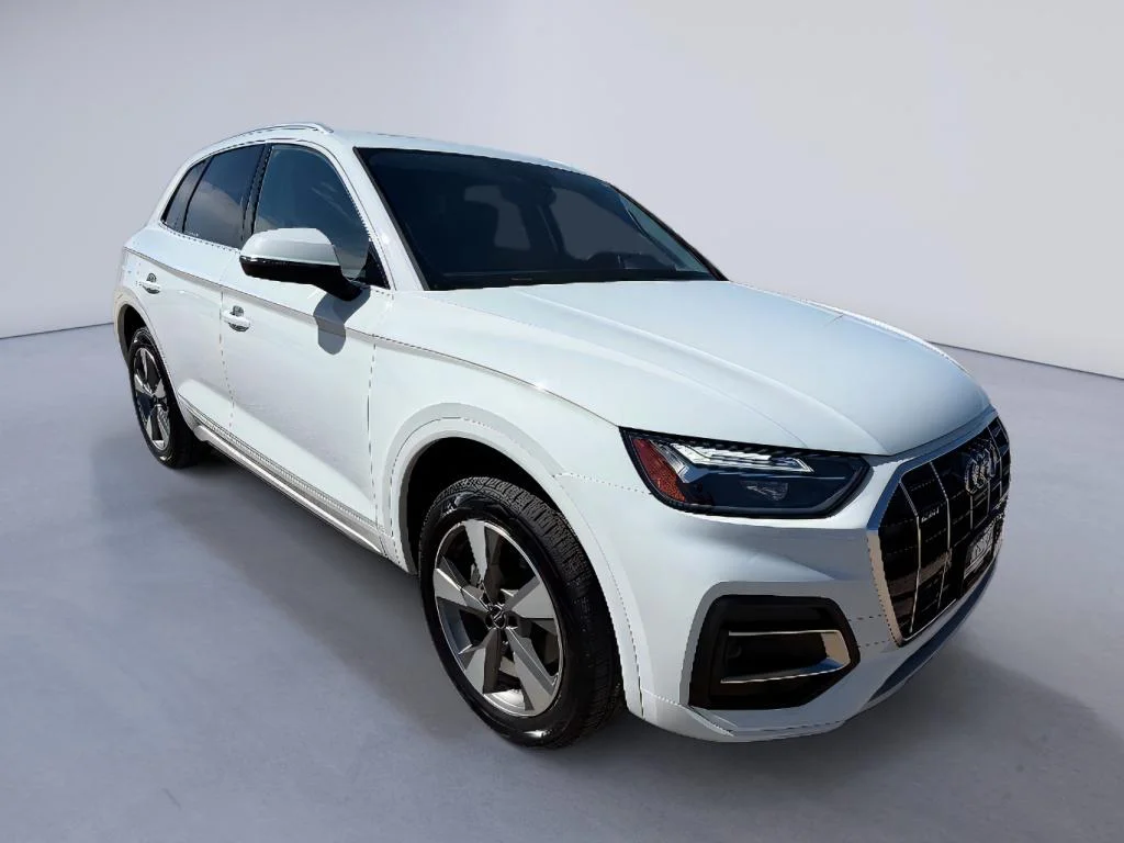 Used 2023 Glacier White Metallic Audi Premium Plus image 3