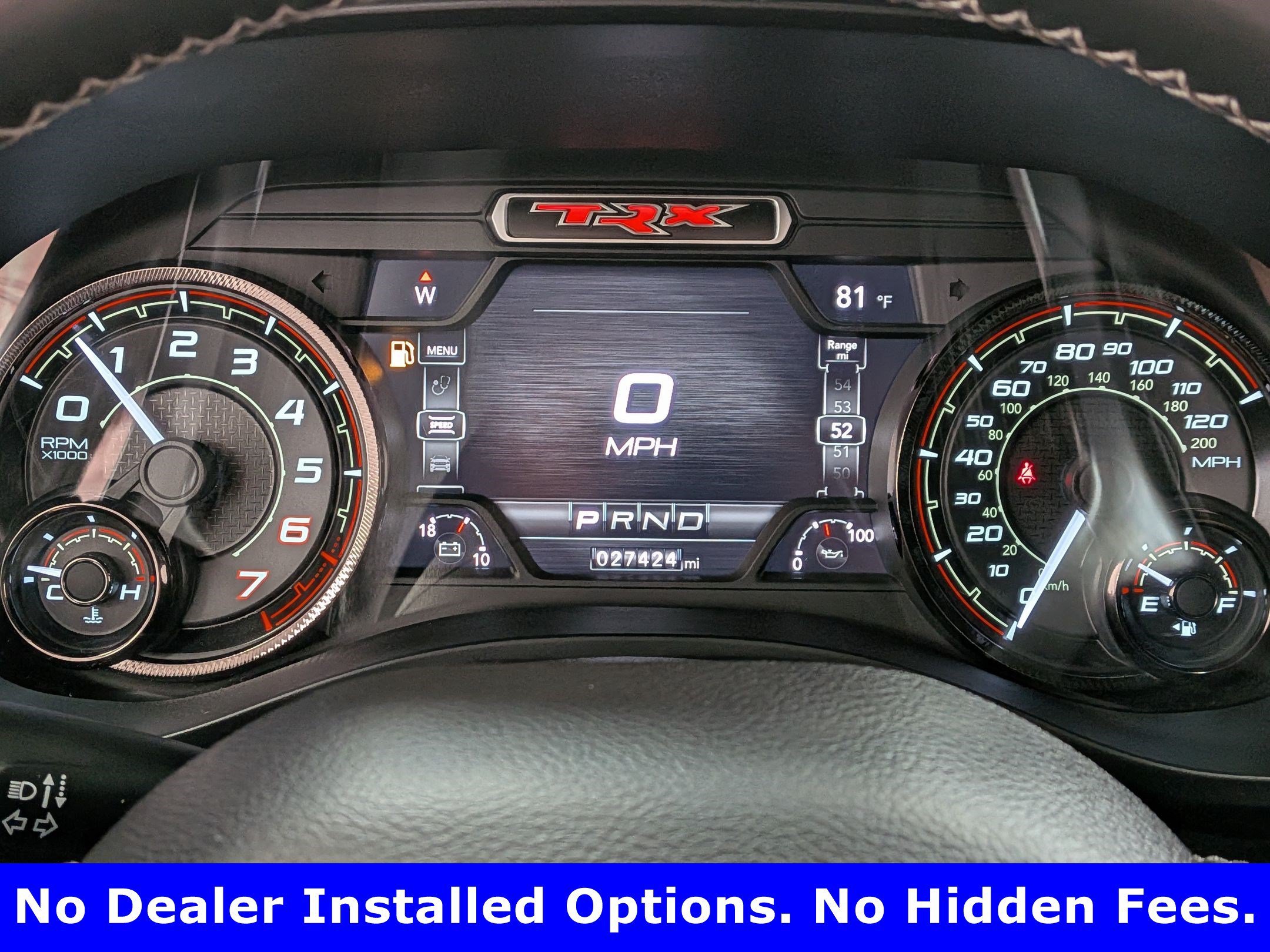 Used 2021 Flame Red Clearcoat Ram TRX image 17