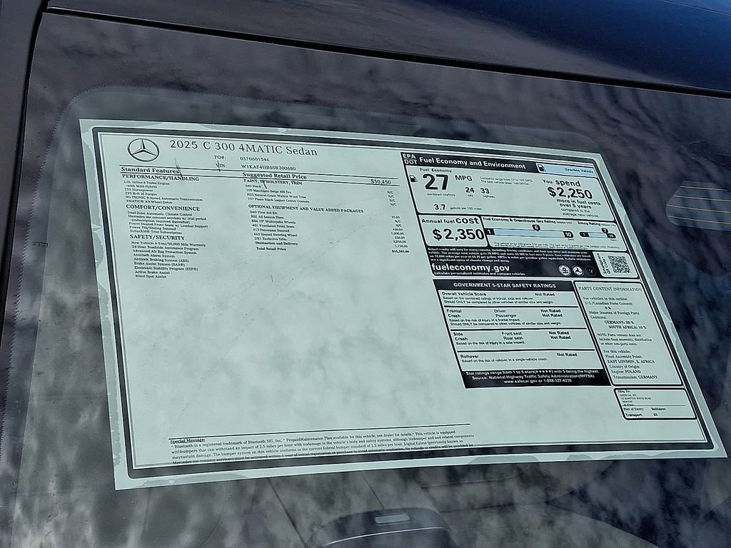 2025 Mercedes-Benz C-Class Sedan C 300 - Photo 58