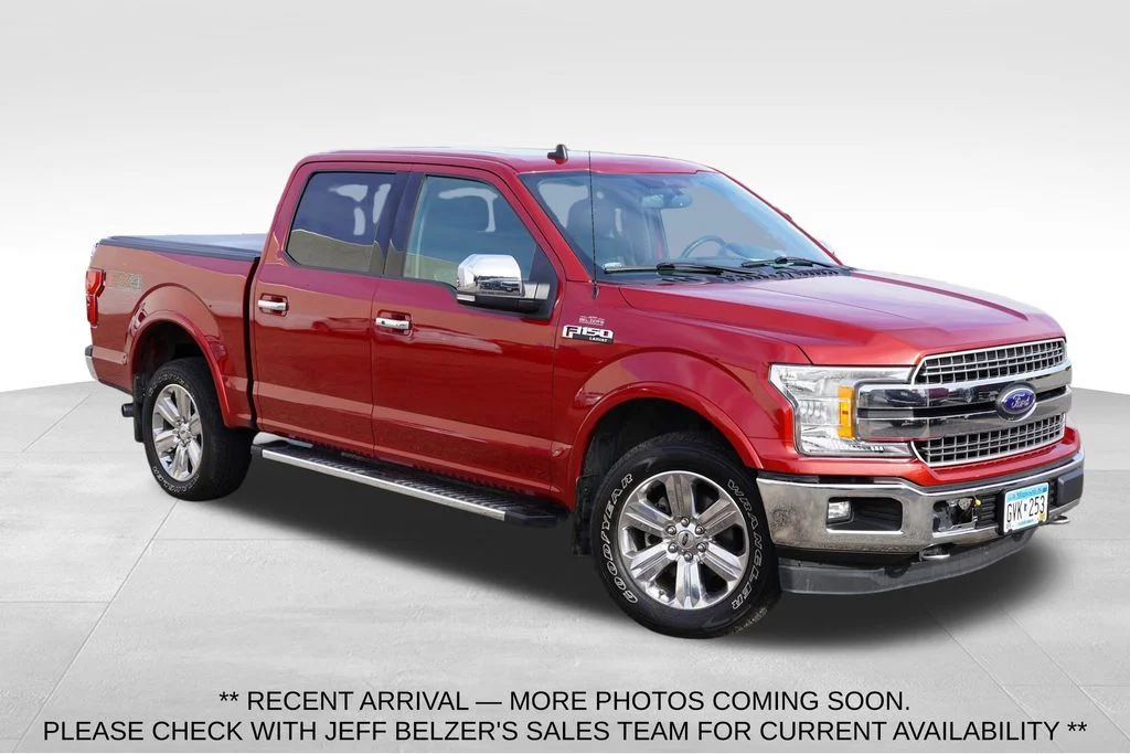 Used 2020 Red Ford Lariat image 1