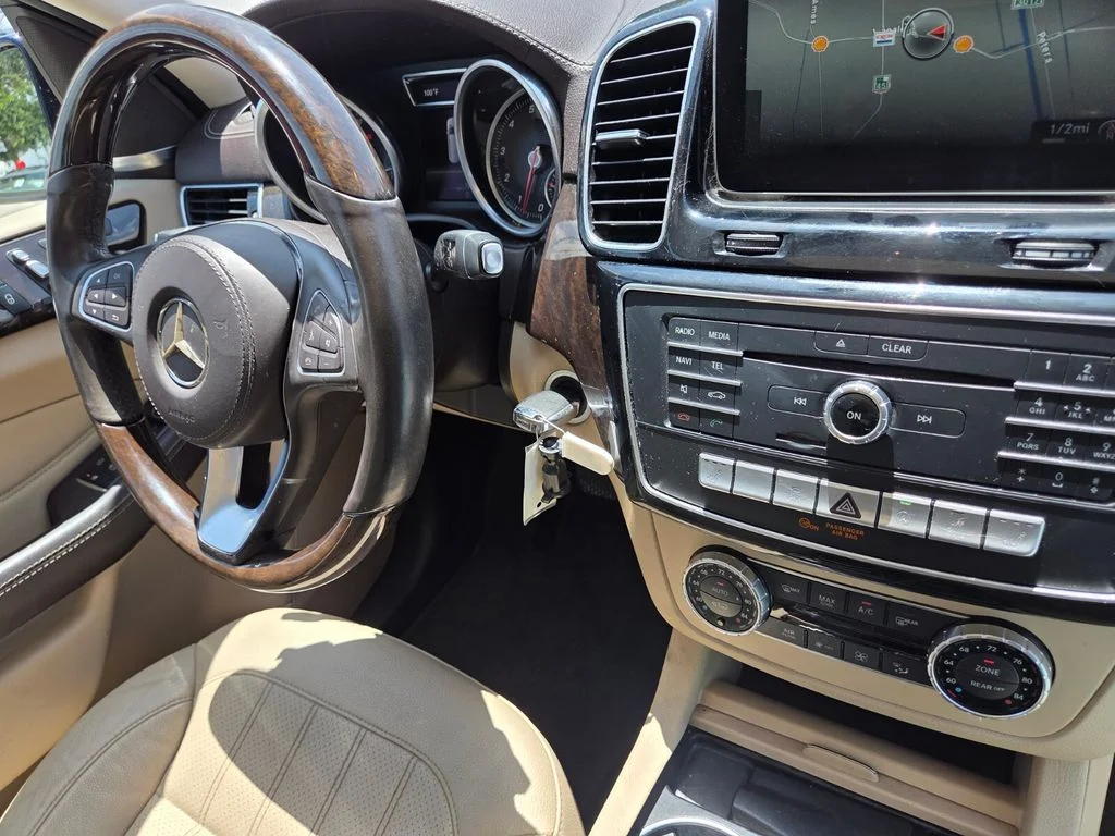 Used 2017 Blue Mercedes-Benz GLS 450 image 34
