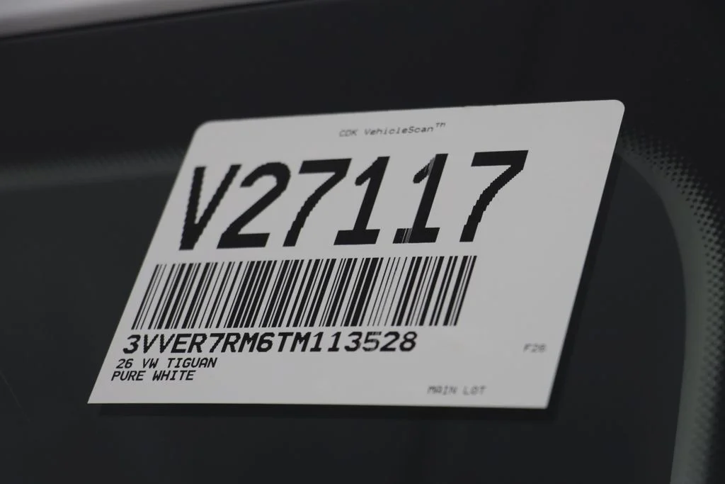 New 2026 Pure White Volkswagen 2.0T SE image 25