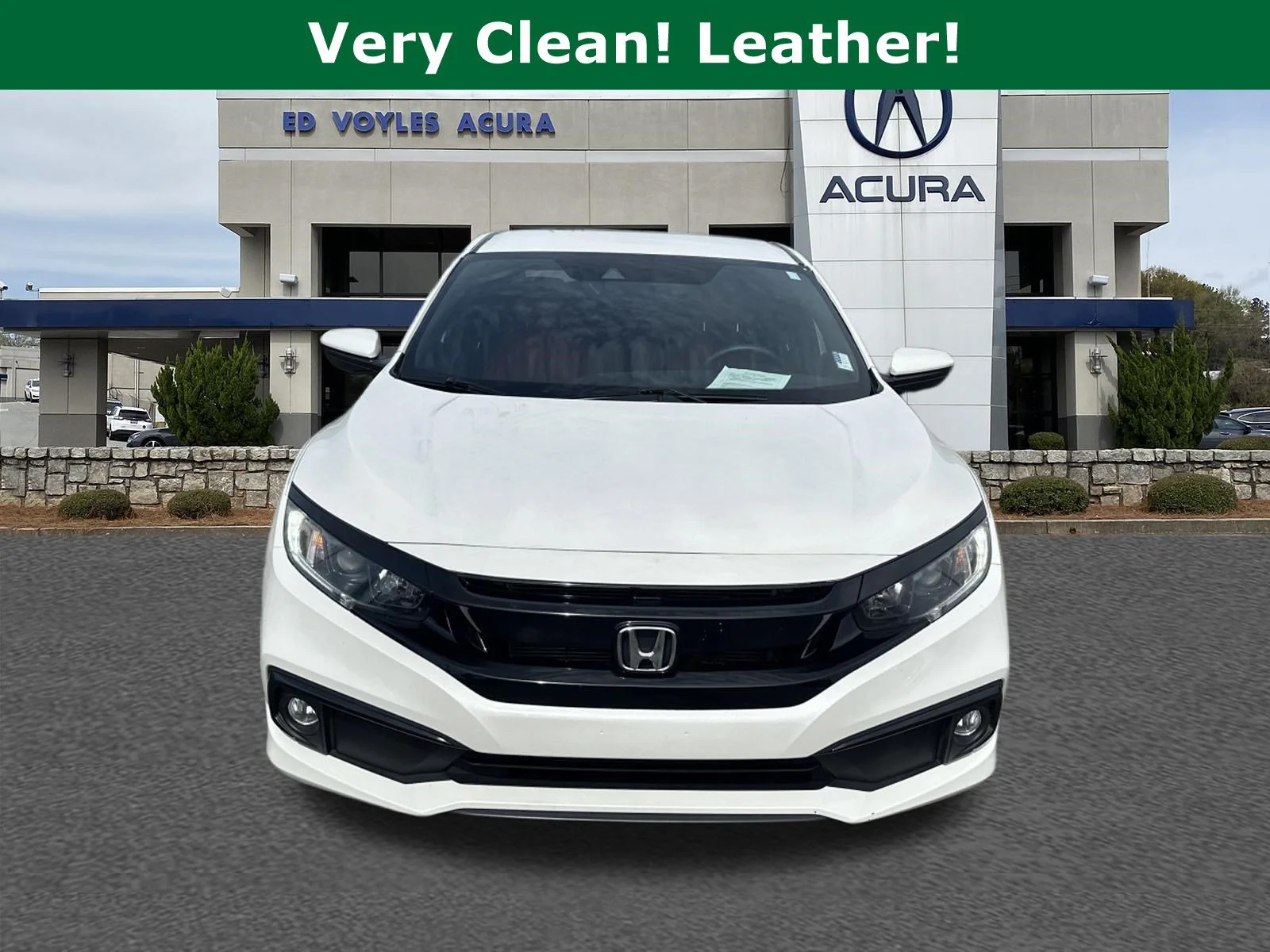 Used 2020 Platinum White Pearl Honda Sport image 2