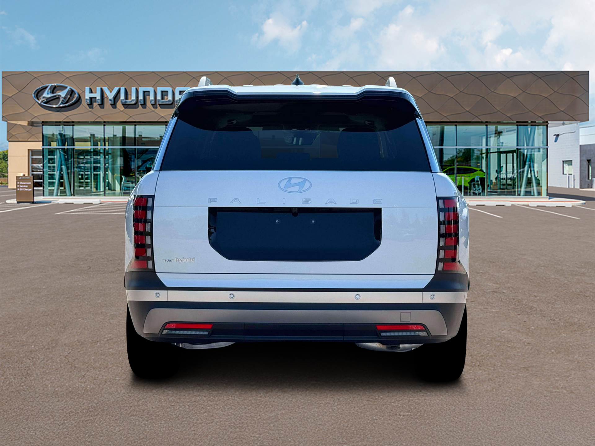 New 2026 Creamy White Pearl Hyundai Blue SEL Premium 7P image 6