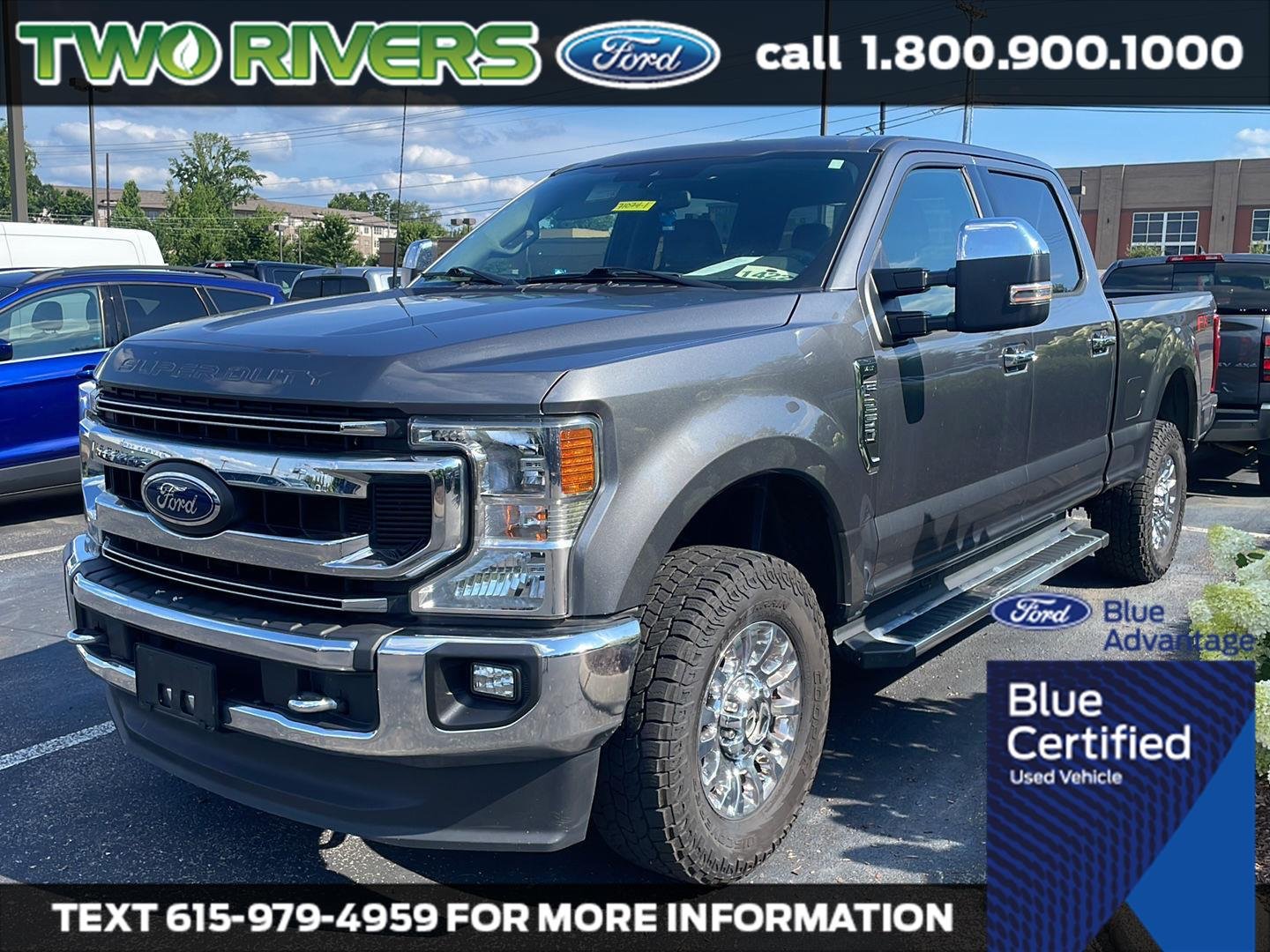 Certified Used 2022 Carbonized Gray Ford XLT image 1