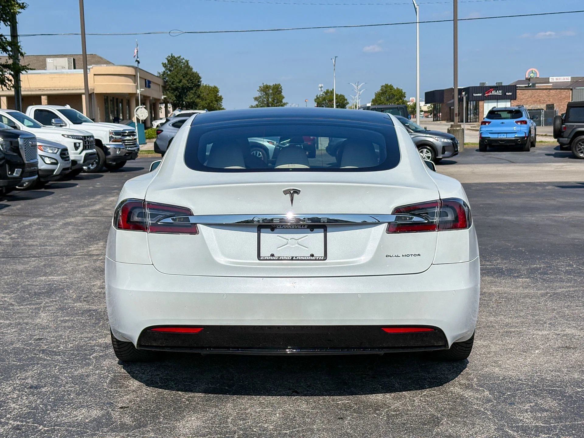 Used 2020 White Tesla Long Range Plus image 8