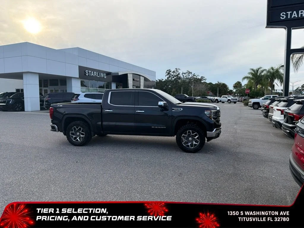 Used 2025 Titanium Rush Metallic GMC SLT image 2