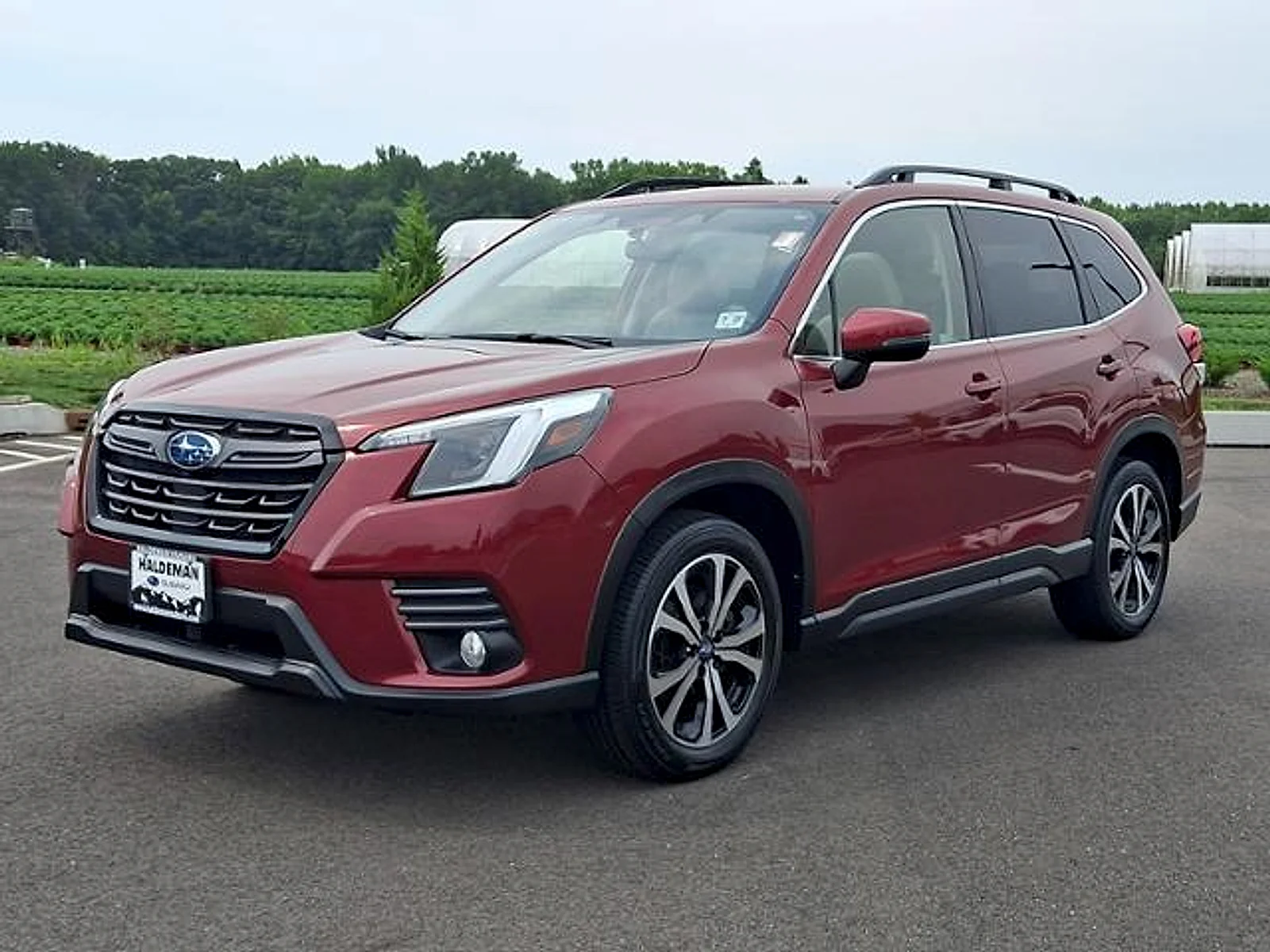 Used 2022 Crimson Red Pearl Subaru Limited image 3