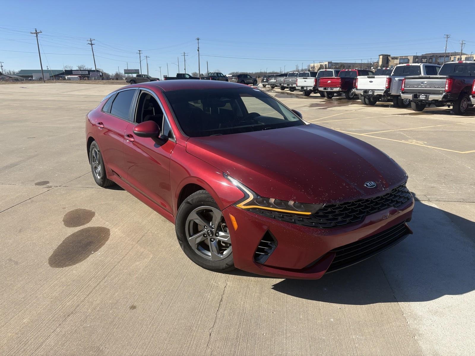 Used 2021 Kia K5 LXS with VIN 5XXG14J20MG018456 for sale in Kansas City