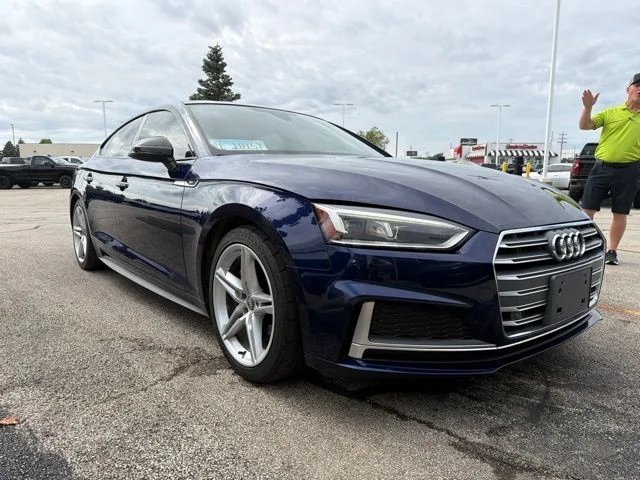 Used 2018 Blue Audi 3.0T Premium Plus image 1