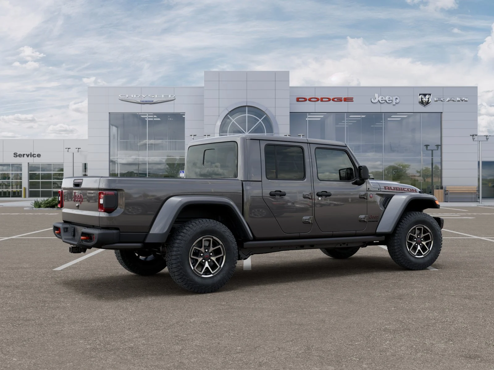 New 2026 Granite Crystal Metallic Clear-Coat Exterior Paint Jeep Rubicon X image 30
