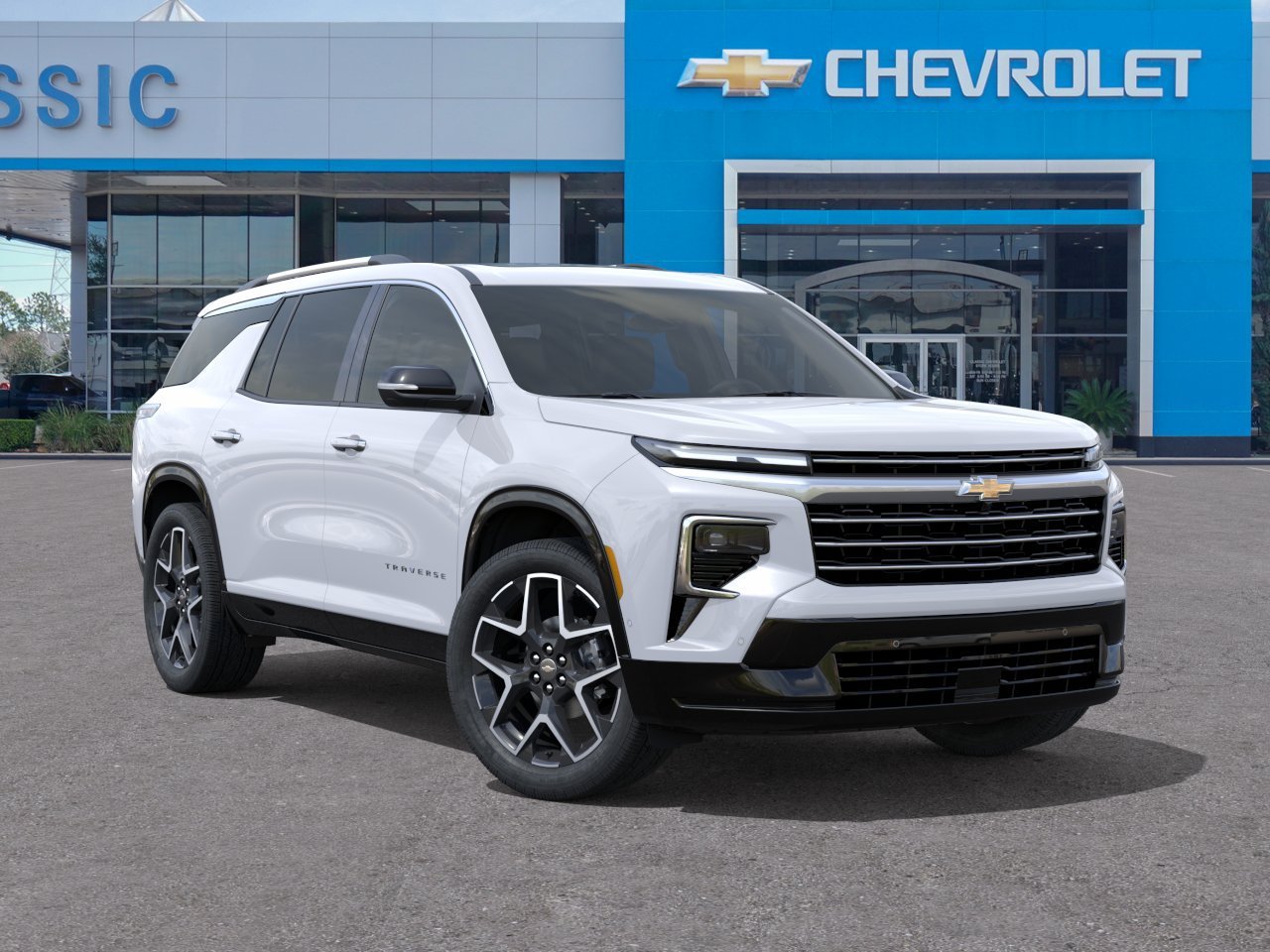 2026 Chevrolet Traverse High Country White at Classic Elite Chevrolet Sugar Land
