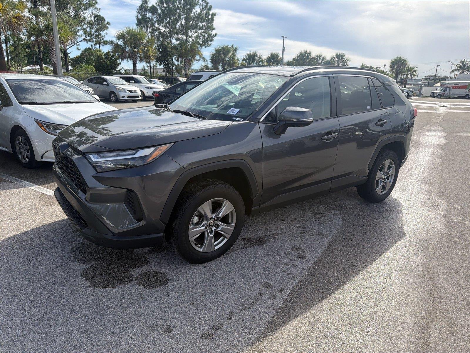 Used 2025 Magnetic Gray Metallic Toyota XLE image 1
