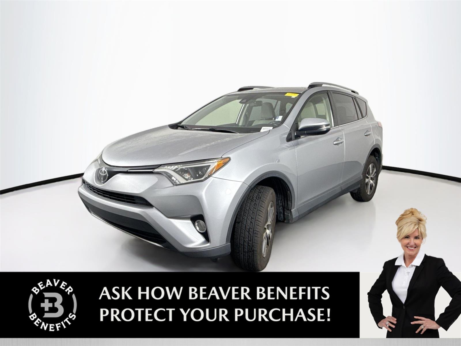 Used 2018 Silver Sky Metallic Toyota XLE image 1