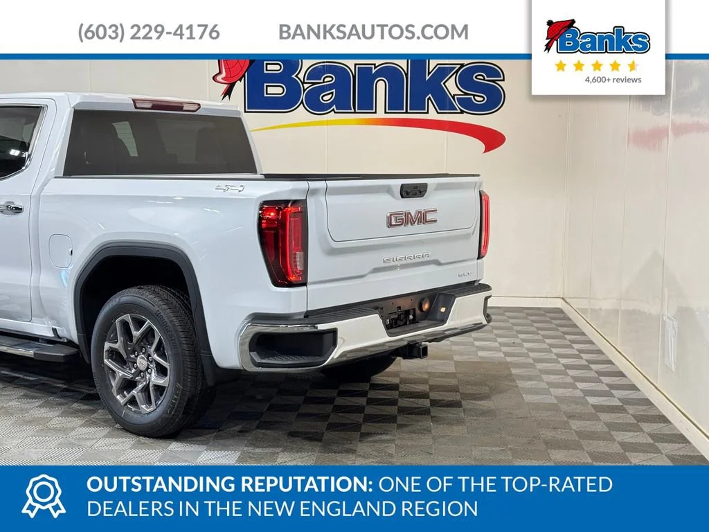 New 2026 Glacier White Tricoat GMC SLT image 6