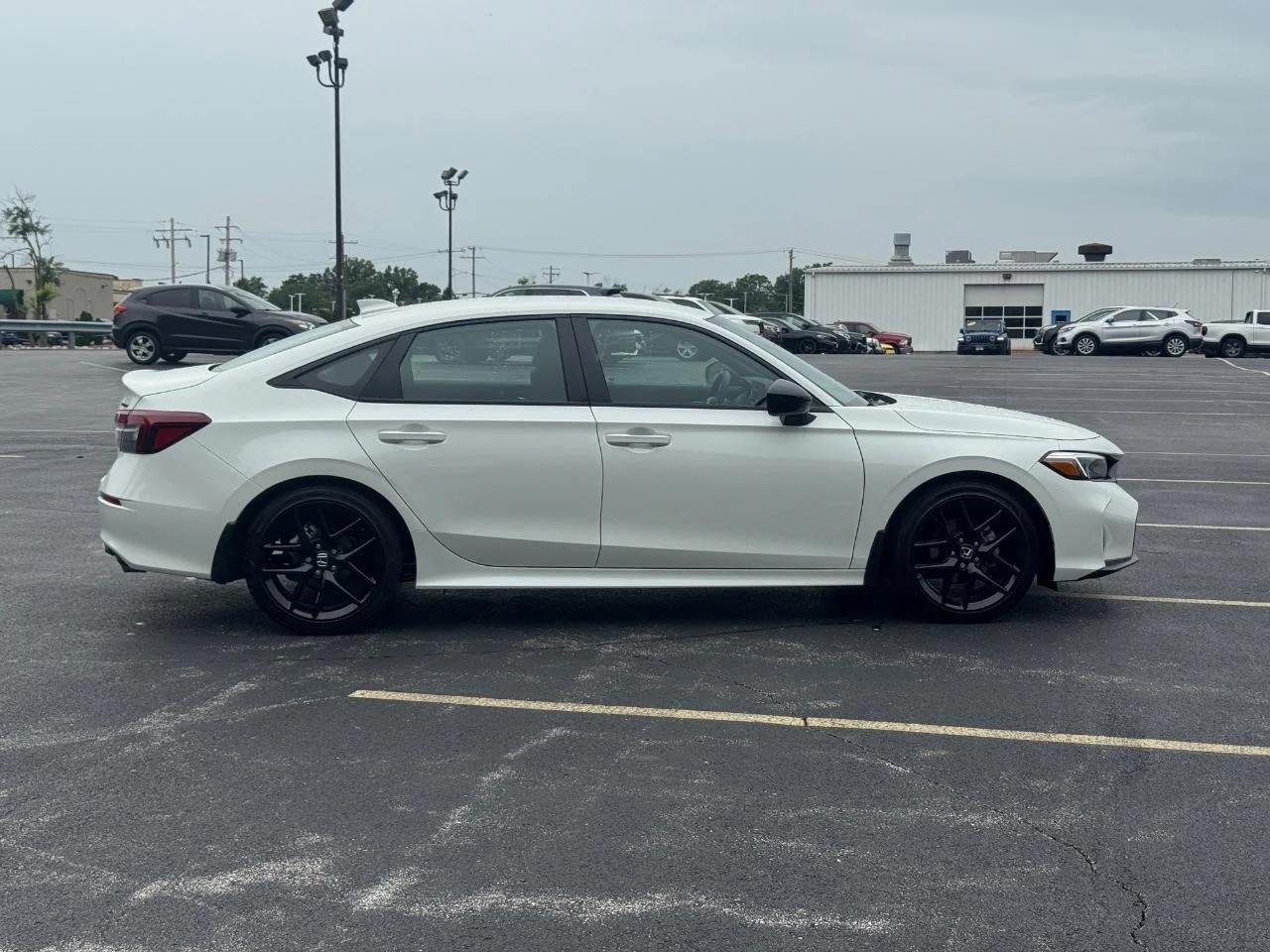 Certified Used 2026 Platinum White Pearl Honda 2WD SPORT image 3