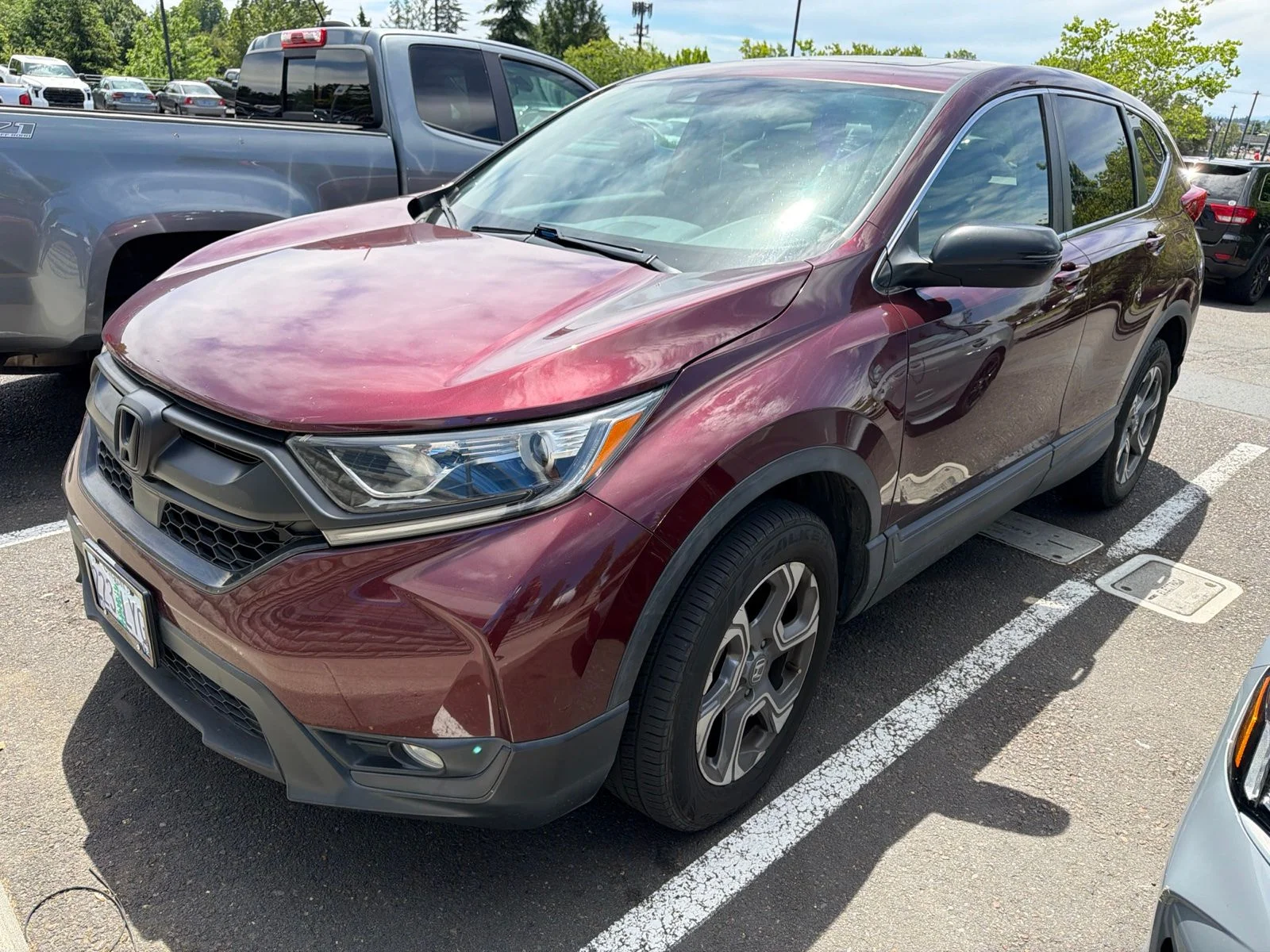 Certified Used 2019 Basque Red Pearl II Honda EX-L image 1