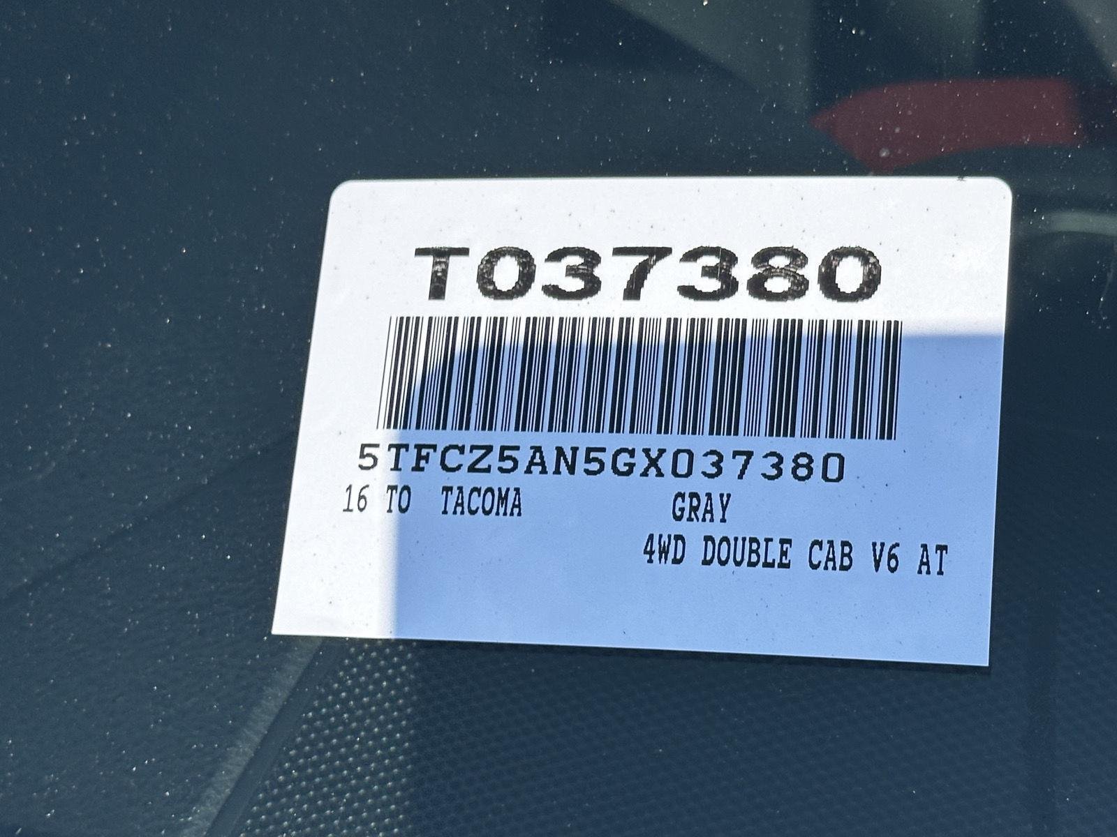 Used 2016 Magnetic Gray Metallic Toyota TRD Sport image 14