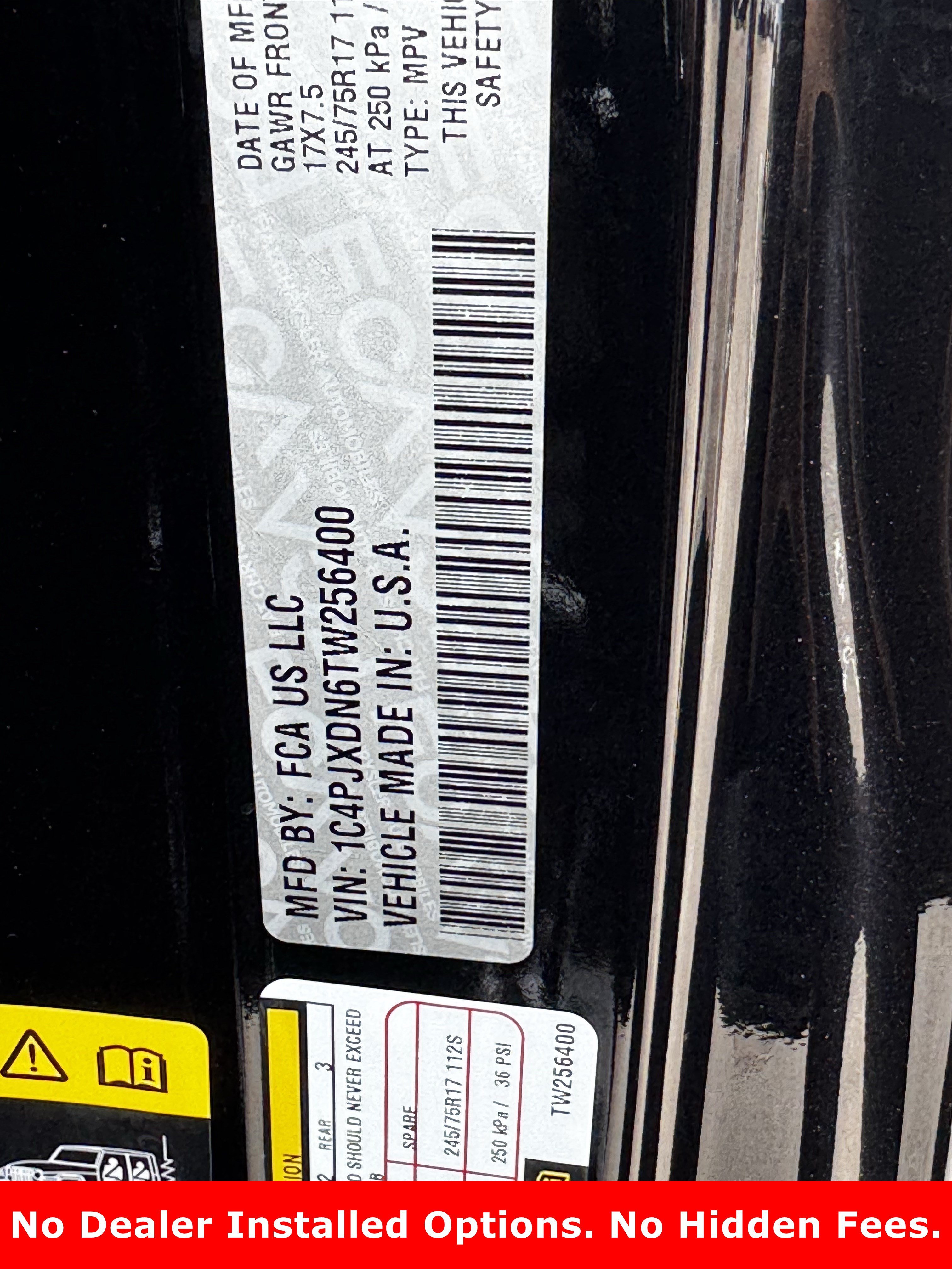 New 2026 Black Clear-Coat Exterior Paint Jeep Sport S image 19