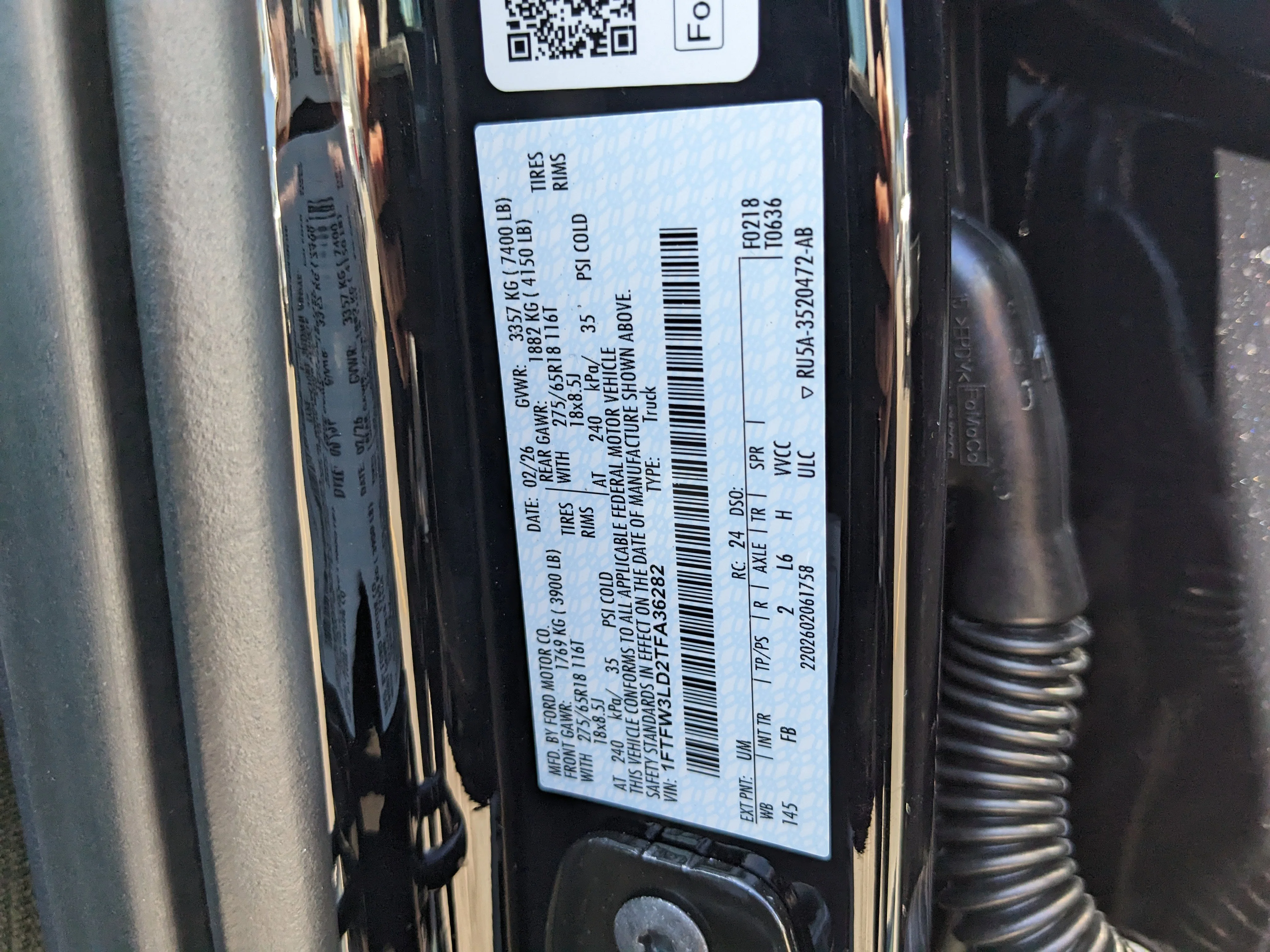 New 2026 Agate Black Metallic Ford XLT image 34