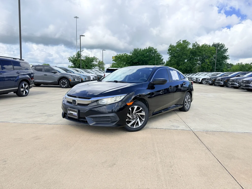 Used 2016 Crystal Black Pearl Honda EX image 9