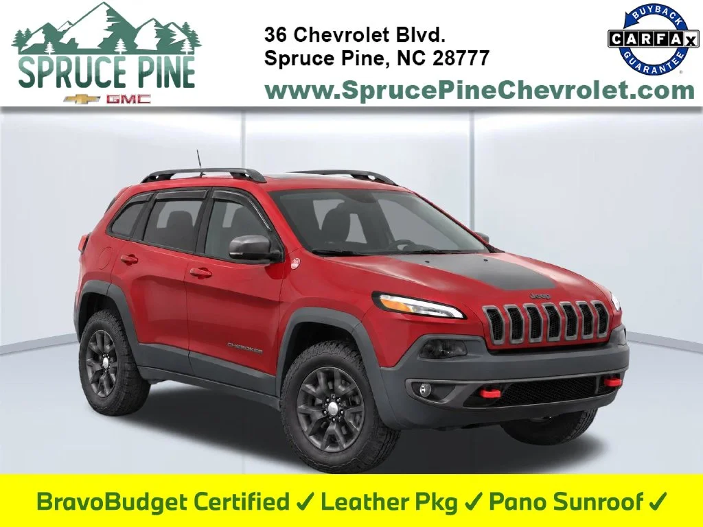 Used 2016 Red Jeep Trailhawk image 1