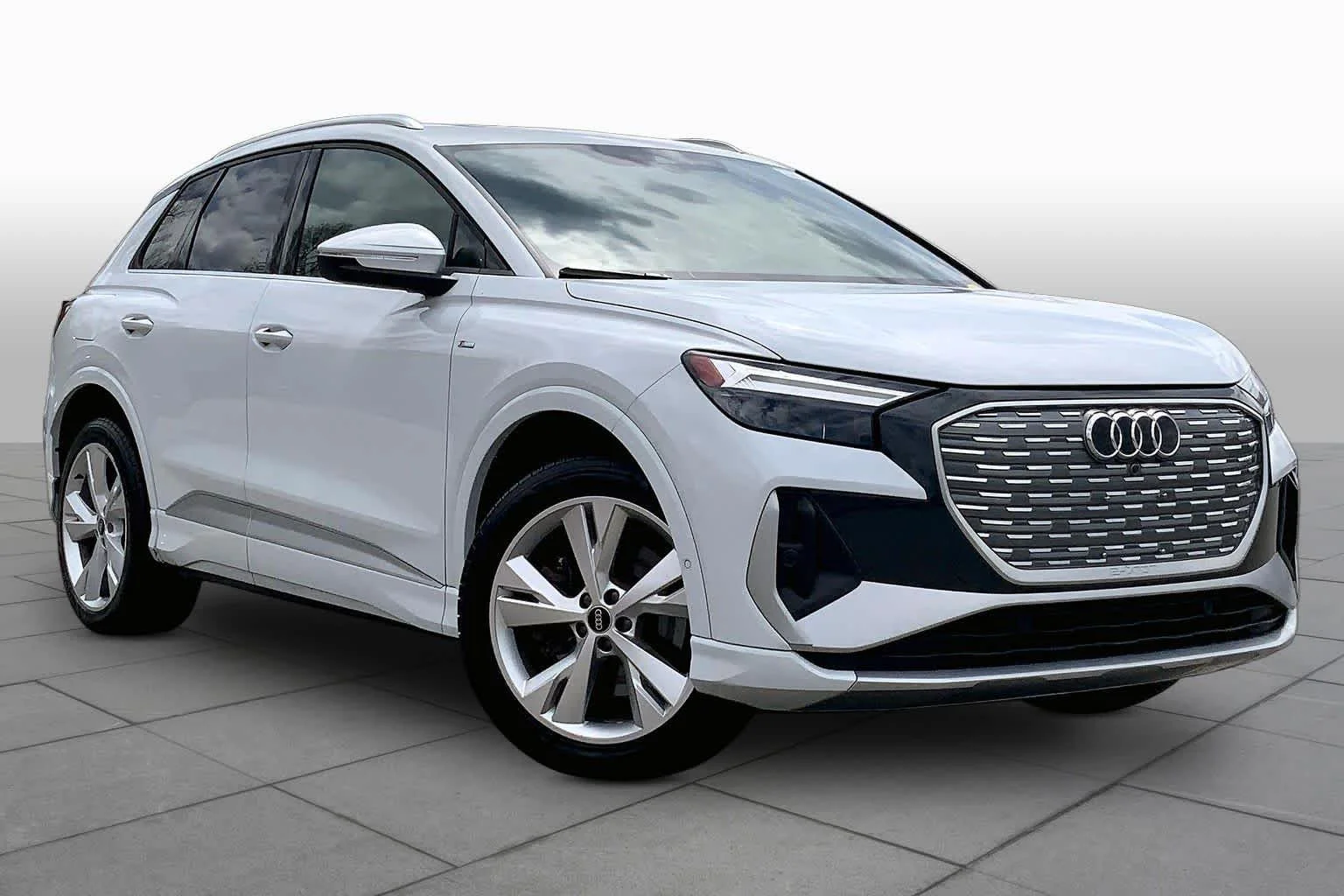 Certified 2023 Audi Q4 e-tron Premium Plus with VIN WA1L2BFZ0PP043936 for sale in Houston, TX