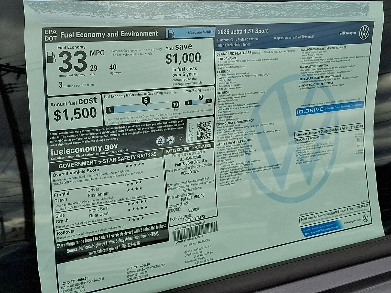 2026 Volkswagen Jetta Sport - Photo 12