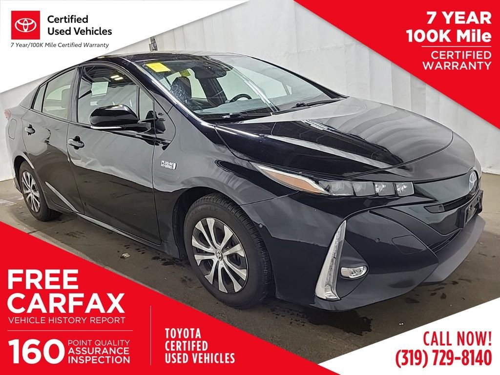 Certified 2020 Toyota Prius Prime Limited with VIN JTDKARFP8L3149015 for sale in Iowa City, IA