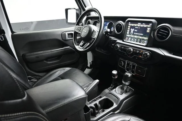 Used 2021 White Jeep Unlimited Sahara 4xe image 11