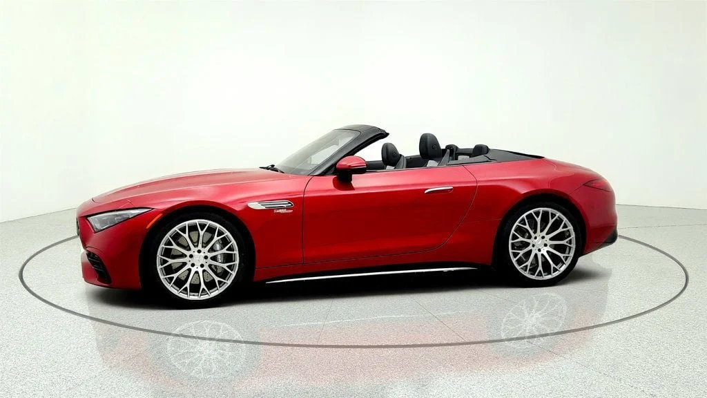 Used 2025 MANUFAKTUR Patagonia Red Metallic Mercedes-Benz AMG® SL 43 Roadster, Performance Trim Line w/ Burmester Audio image 8