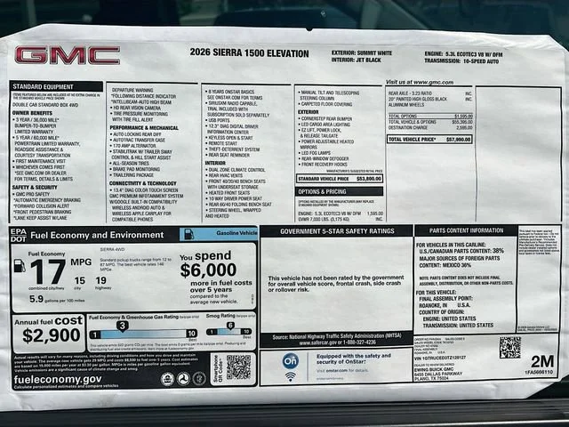 2026 GMC Sierra 1500 Elevation - Photo 21