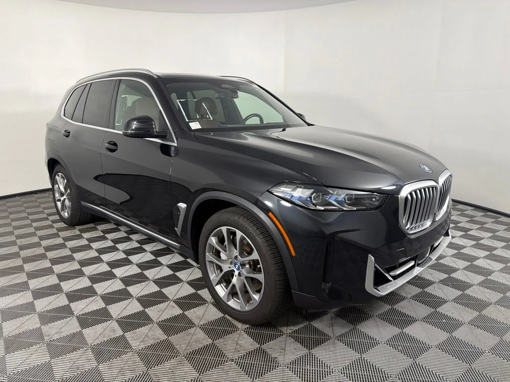 Certified Used 2024 Black Sapphire Metallic BMW xDrive50e image 3