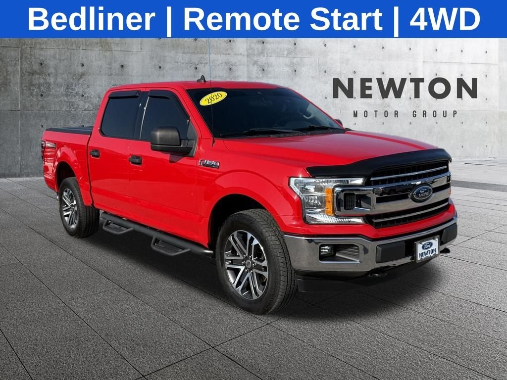 Used 2020 Race Red Ford XLT image 1