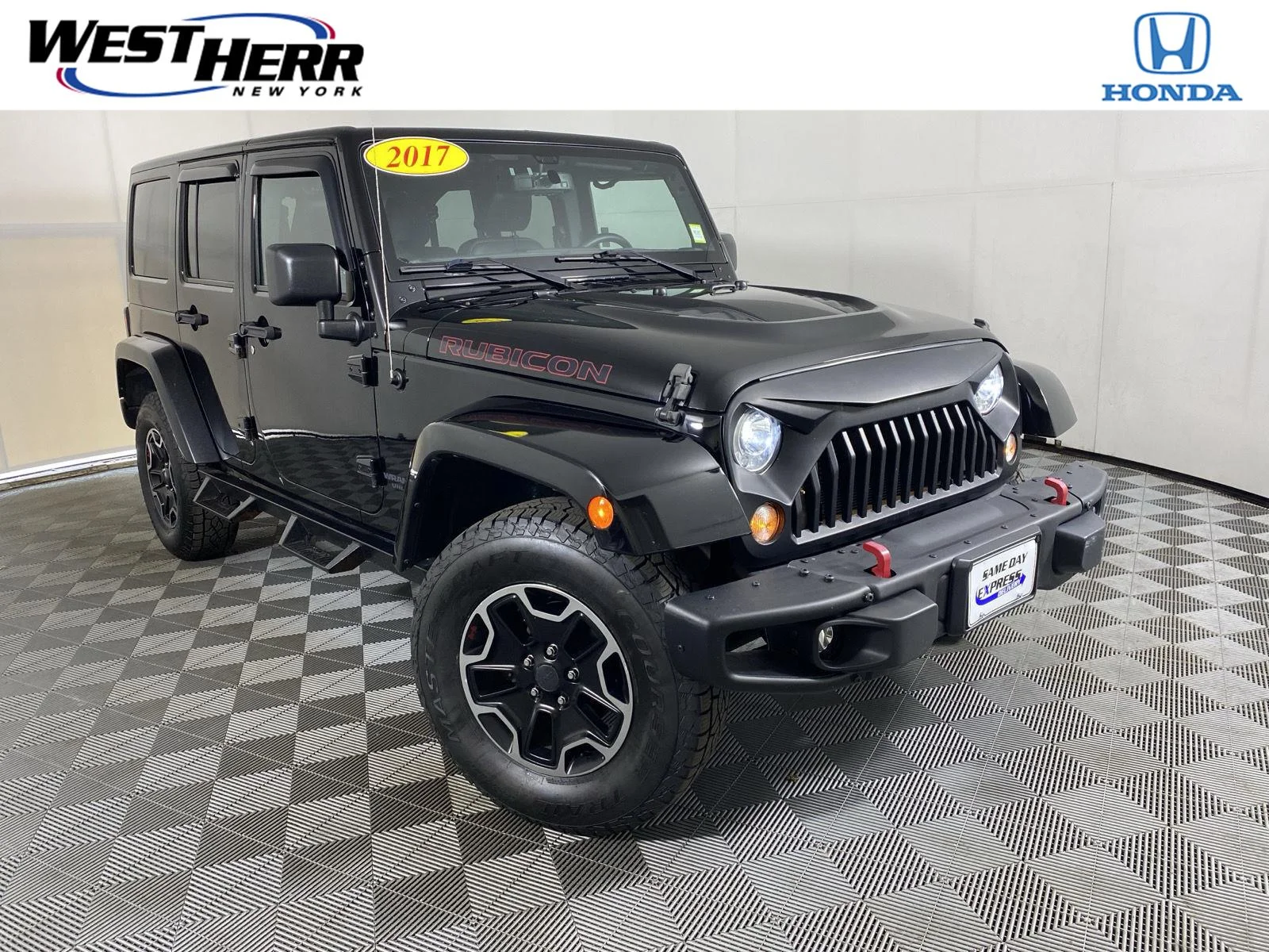 Used 2017 Black Clearcoat Jeep Rubicon Hard Rock image 1