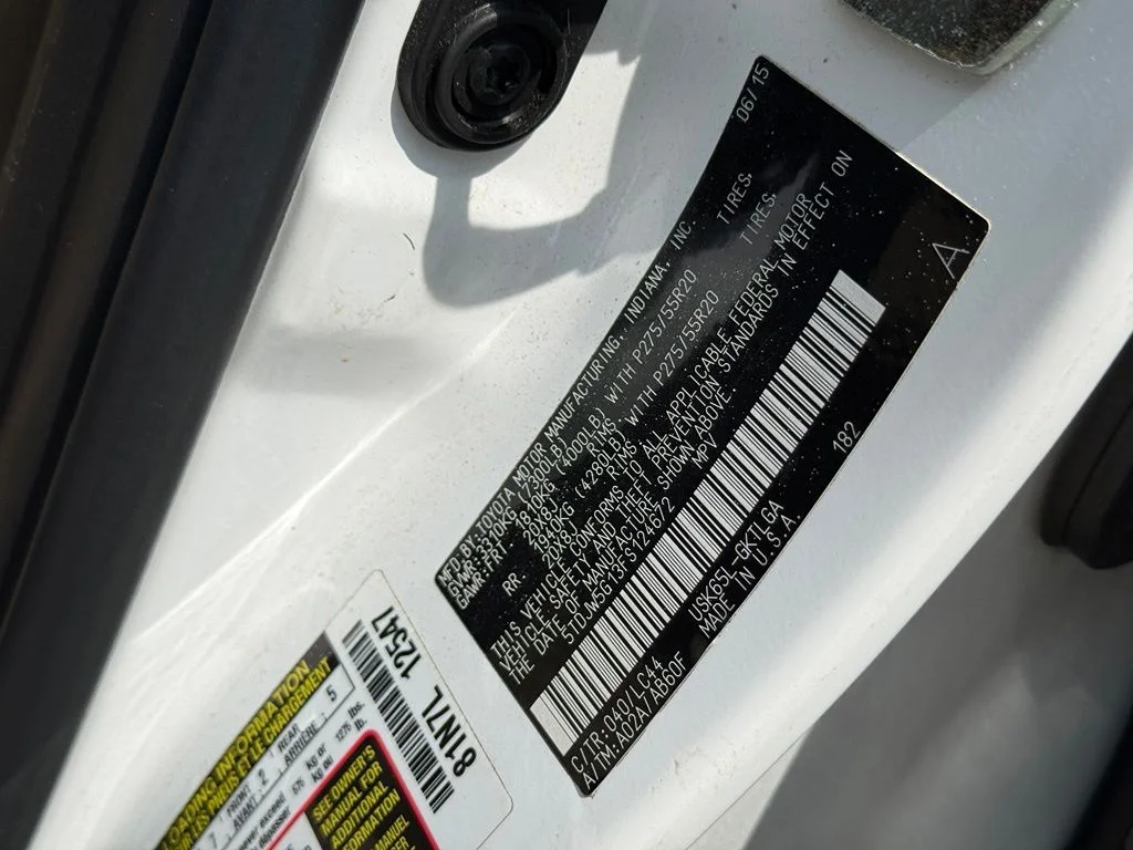 Used 2015 White Toyota Limited image 10