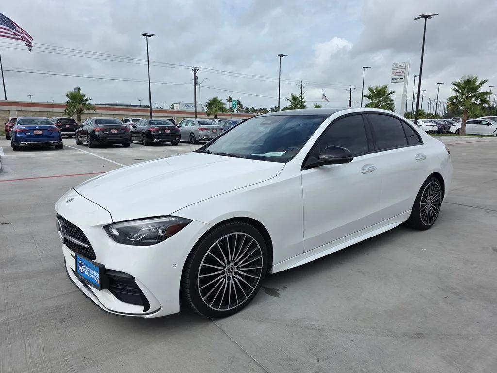 Used 2023 White Mercedes-Benz C 300 image 3