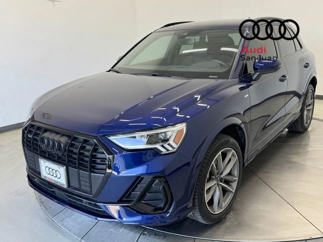 Certified Used 2025 Blue Audi Premium image 3