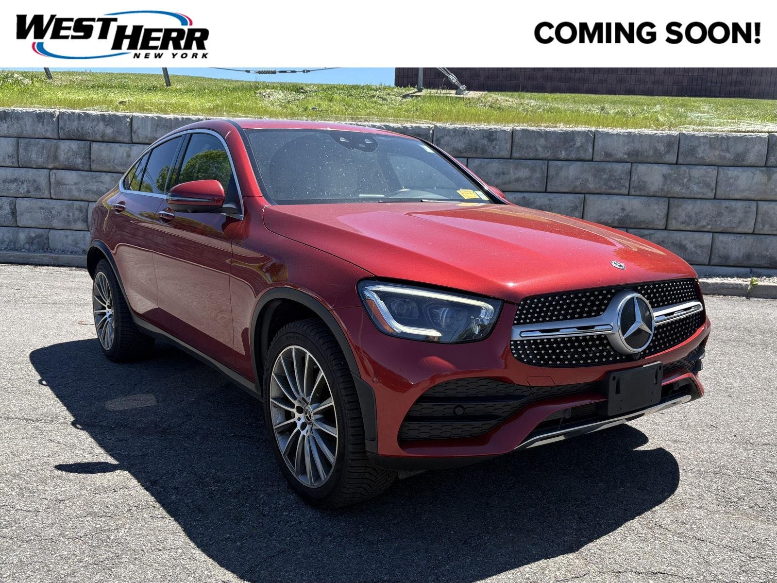Used 2020 designo Cardinal Red Metallic Mercedes-Benz GLC 300 image 1