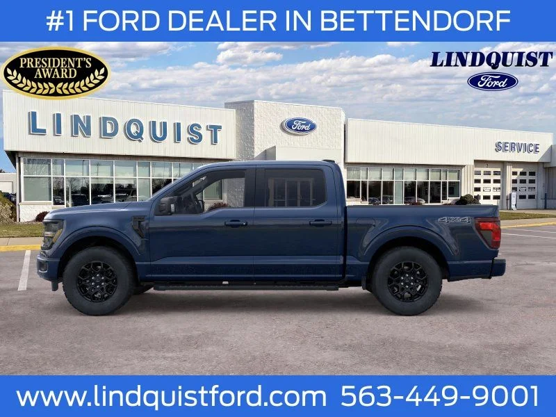 New 2026 Antimatter Blue Metallic Ford XLT image 3