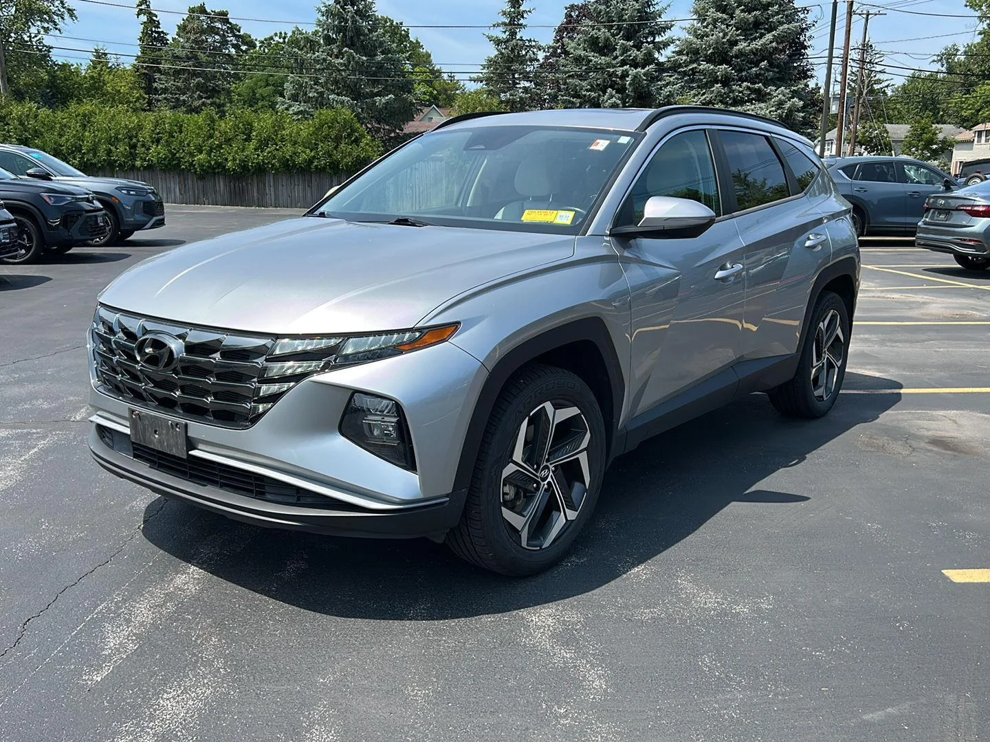 Used 2022 Shimmering Silver Hyundai SEL image 3