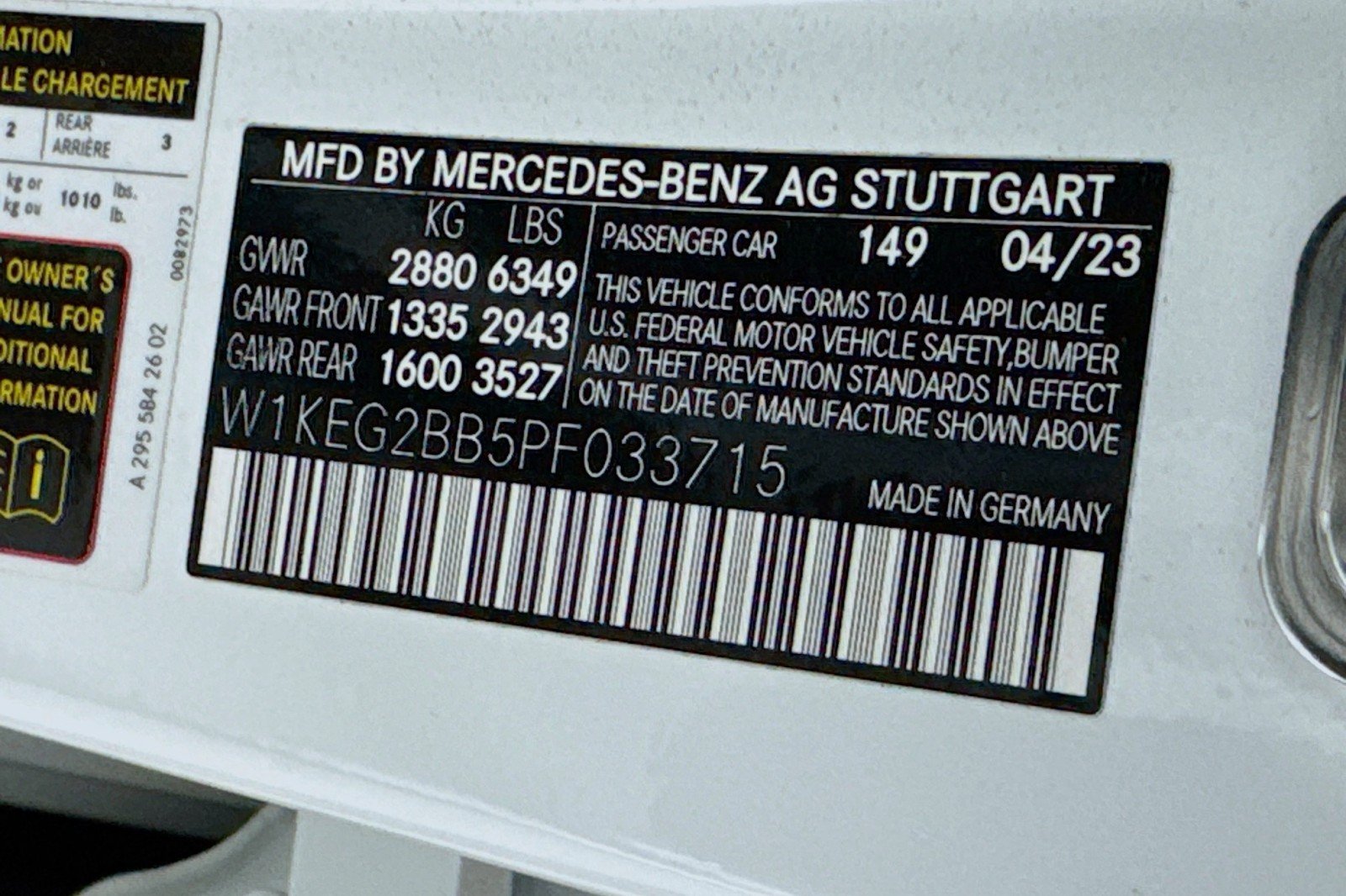 Certified Used 2023 Polar White Mercedes-Benz EQE 350+ image 24