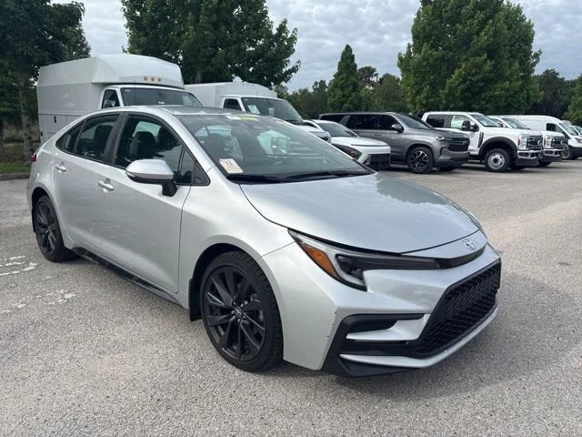Used 2024 Silver Toyota SE image 3